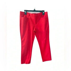 Banana Republic Sloan red pants/capris size 6S